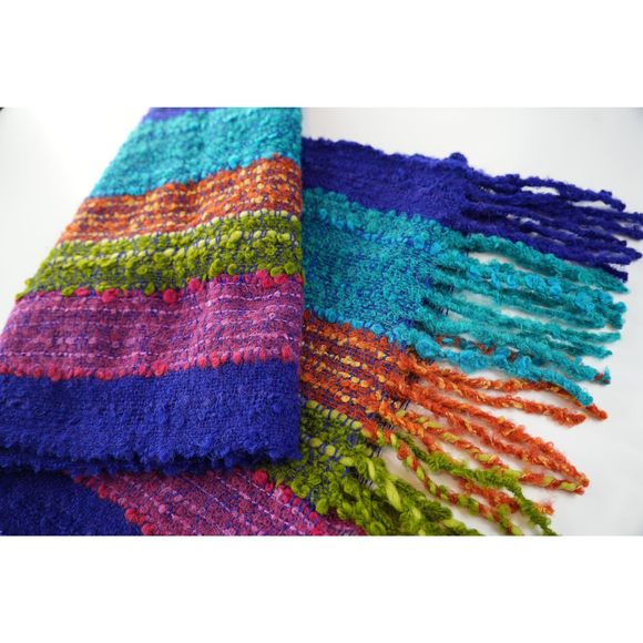 100% Baby Alpaca Scarf For Women. Handmade In Peru Fashion Accessory.🐠 - Picture 8 of 8